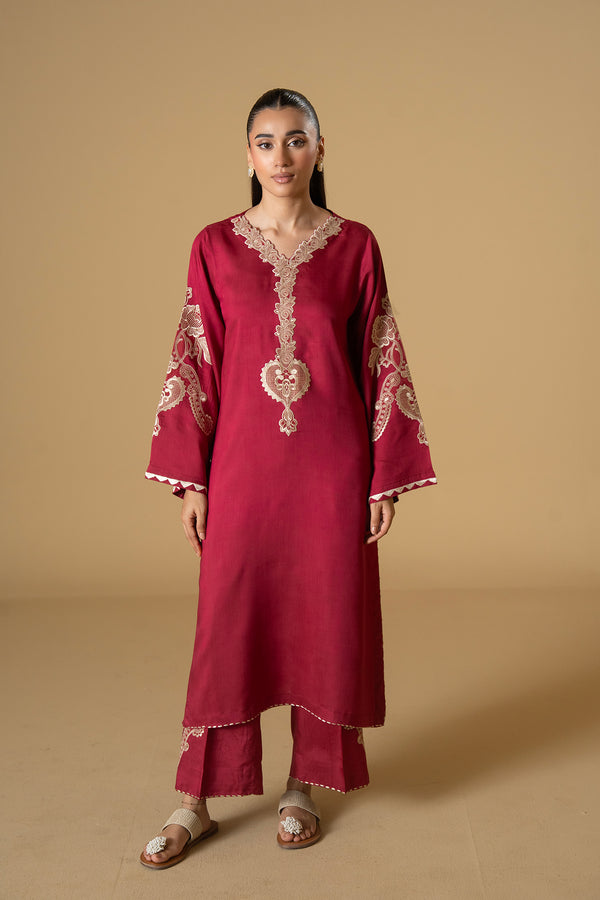 2 Piece - Embroidered Viscose - AEV - 01
