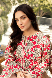 2 Piece - Printed Khaddar Suit - MSV1-04