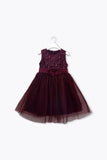 Purple Bow Party Frock