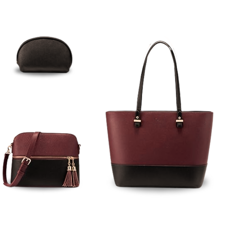 GRACE MAROON / BLACK